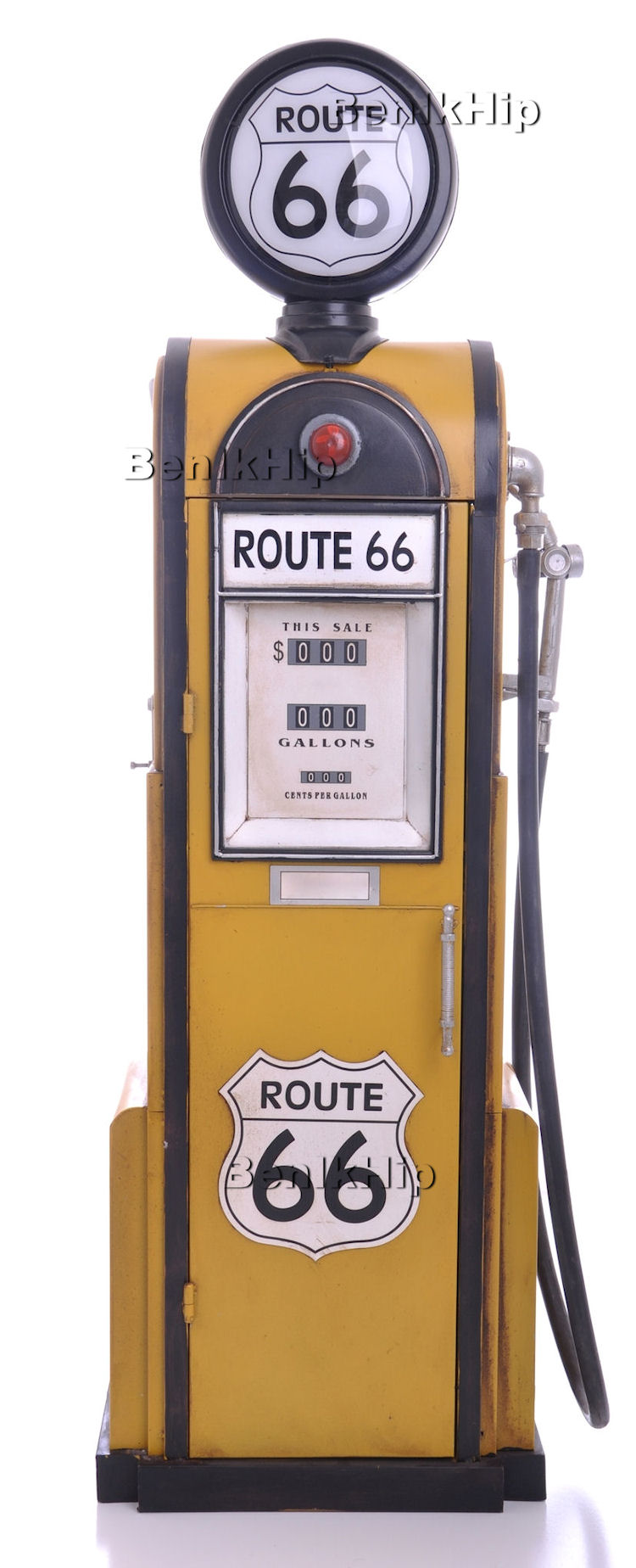 Strijkapplicatie Route 66 Gasoline